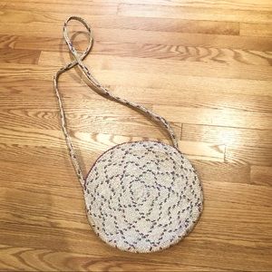 Boho woven grass crossbody bag - NEW